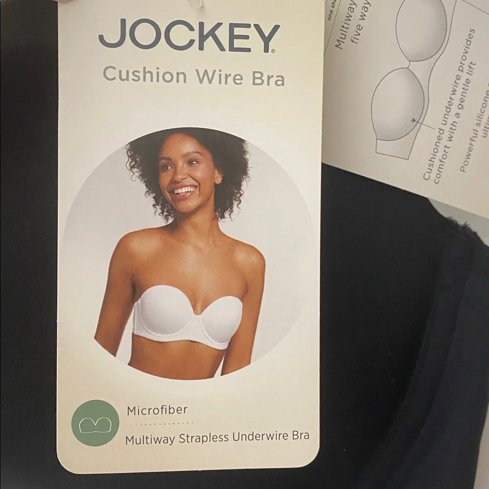 Jockey 40D Black Strapless Covertible Bra $50